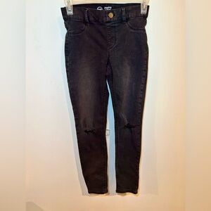 Girls Black Jeggings size 10/12